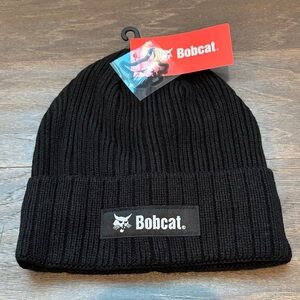 Bobcat Textured Knit Cuffed beanie,fleece lined,stretch,patch logo,warm,winter